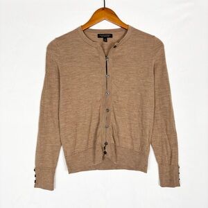 Banana Republic Wool Cardigan Tan Brown Size XS Womens